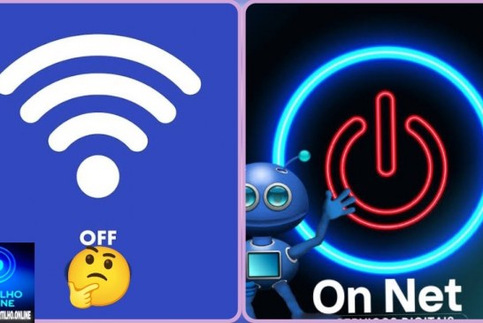 🫵 ONnet está-off 🛜 Boa tarde Portilho!!” Estamos sofrendo com essa INTERNET que mais cai do que fica em pé”. 