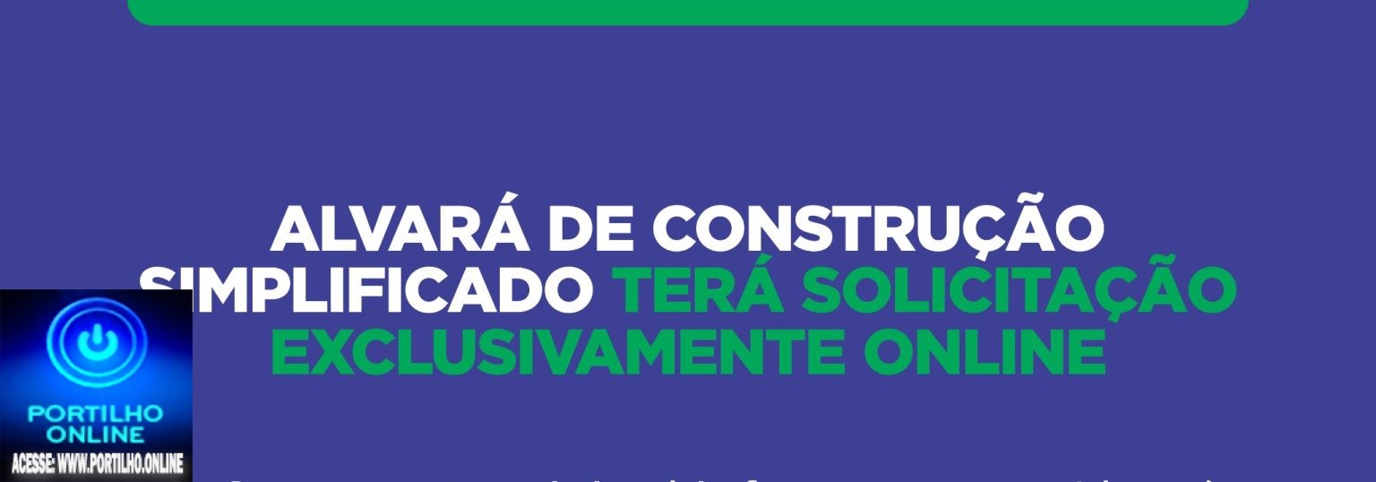 👉🏻🙌🏻👏🏻🤝 Notícias 🗞️ da prefeitura…Alvará de Construção Simplificado terá solicitação exclusivamente online para projetos iniciais