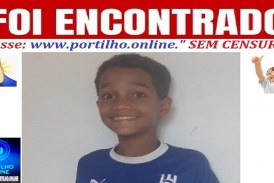 👉📢🔎🕵🔍🚨🚒🚓 ENCONTRADO: George Alves Machado 11 anos