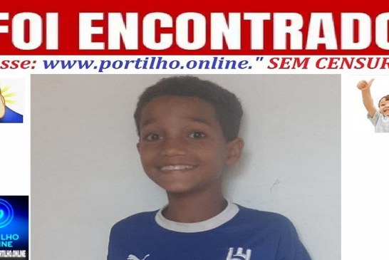 👉📢🔎🕵🔍🚨🚒🚓 ENCONTRADO: George Alves Machado 11 anos
