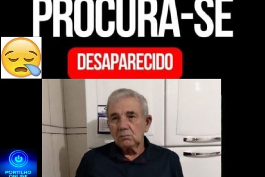 👉📢🔎🕵🔍🚨🚒🚓 DESAPARECIDO: José Alves do Nascimento, 80 anos.
