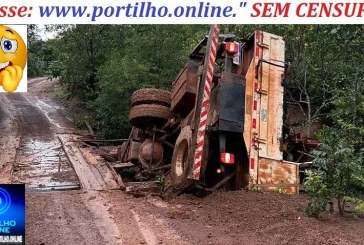 👉📢😱🚧👎🚑🚒🚔🚨Trabalhadores de João Pinheiro ficam feridos após caminhão cair de ponte de madeira em Bonfinópolis