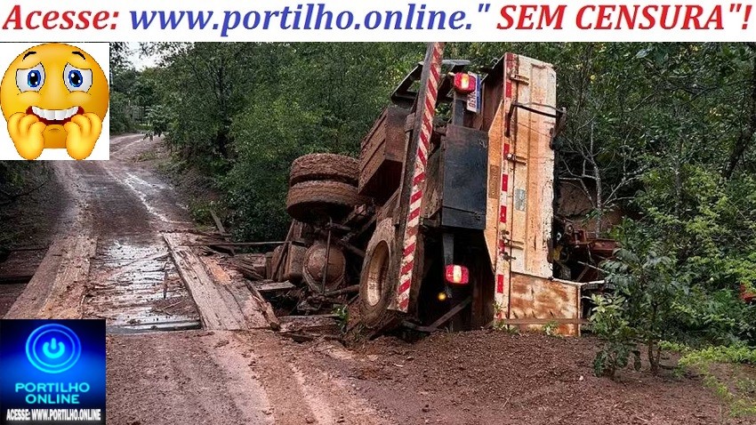 👉📢😱🚧👎🚑🚒🚔🚨Trabalhadores de João Pinheiro ficam feridos após caminhão cair de ponte de madeira em Bonfinópolis
