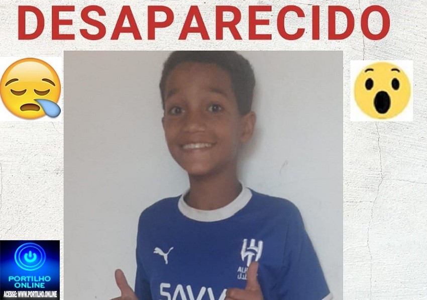 👉📢🔎🕵🔍🚨🚒🚓 DESAPARECIDO: George Alves Machado 11 anos