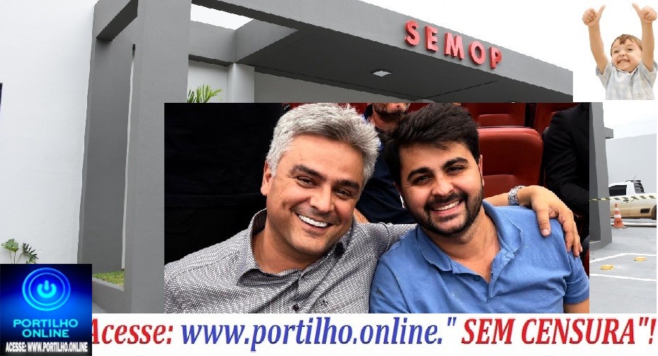 👉👏👍✍🚧📢Secretaria de Obras (SEMOP) sob o comando de Thiago Malagoli