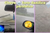 👉🏻😱⛈️🌧️🌪️🍃🛣️ Chuva de granizo danifica para-brisas de veículos na BR-365