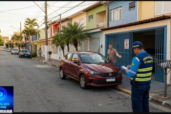 👉🏻😱 Você 🫵🏻 sabia que é proibido?🚧🚥🚏🚔🚓Estacionar na frente da garagem da própria casa é proibido