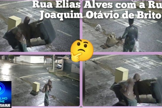 👉🏻🗣️🫵🏻 vídeos do “espalha treco “!🤔🛋️😱Morador é flagrado descartando móveis em vias públicas durante a madrugada em Monte Carmelo