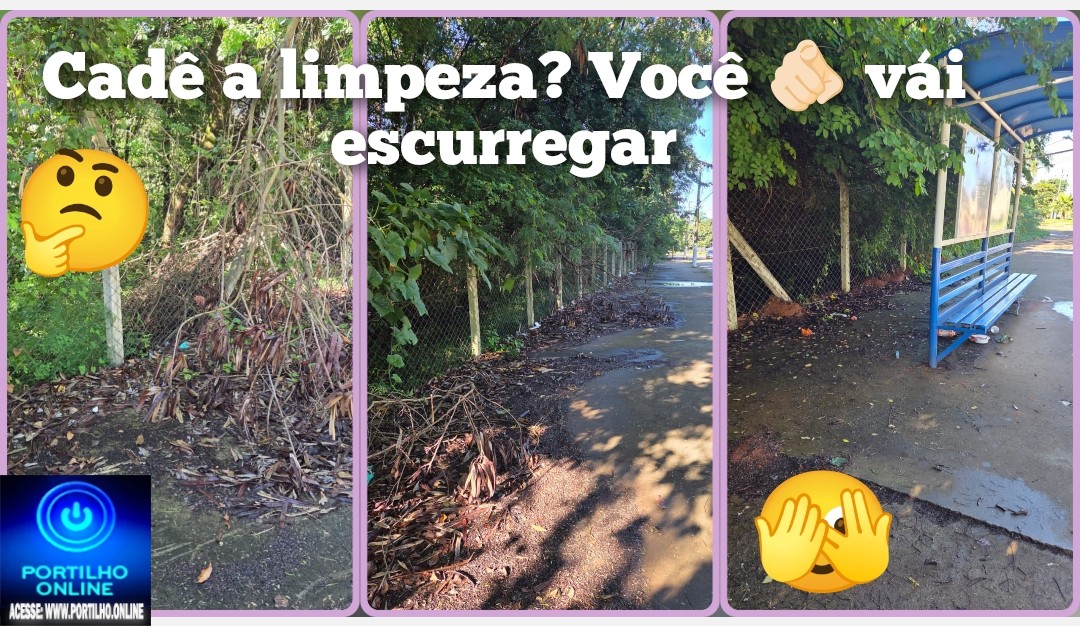 👉🏻🫵🏻 cuidado! Você 🫵🏻 vai escurregar 😱🤔🗣️🤨🤔Portilho, bom dia! Os acúmulos de sujeira e resíduos pode causar acidentes, como escorregões e quedas