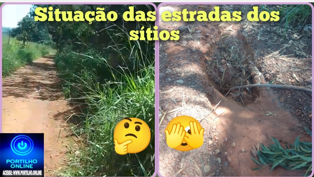 👉🏻🗣️🫵🏻🛣️Boa tarde senhor Portilho… Se puder fazer um apelo para nós com secretário de obras pra ele poder arrumar as estradas