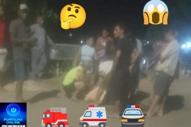 🚨🚓🚔🥃🥂🍹 Acidente na baixada 🍻🍾BATIDA !🍋🍋🍋” Tocador de motocicleta, bate em outra motocicleta 🏍️ estacionada