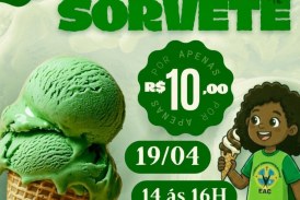 👉🏻🍨🍦👍🏻👏🏻🤝FESTIVAL DO SORVETE  HOJE DOMINGO/19! Em frente a igreja católica São Francisco. De 14:00 às 16: horas.