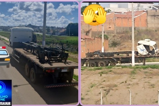 👉🏻🫵🏻🚧😠🚔😱🚓🚨🛑🚏Portilho essa pedaceira de carreta bitrem tá aqui colocando a vida de ciclista, motociclista, pedestres em risco