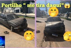 👉🏻🚨🚔😱🤔🗣️Portilho ele bateu o carro e deixou o resto aqui atrapalhando.