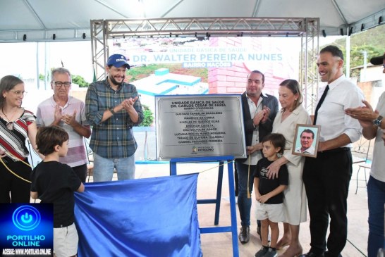 👉🏻📯🫵🏻 Notícias da prefeitura…UBS do bairro Congonhas é inaugurada e amplia atendimento na atenção primária