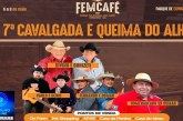 📢👉👏🤝🐎🐎 Cavalgada neste Sábado dia 25/04/26🐴🦓🤠 🐴🤠🍡Cavalgada e Queima do Alho abrem a programação da FemCafé 2026
