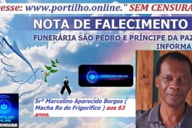 👉LUTO…⚰😔🕯😪😭FUNERÁRIA SAO PEDRO E PRÍNCIPE DA 🕊PAZ🕊🕊 INFORMAM…Faleceu em Patrocínio-MG o Srº Marcelino Aparecido Borges ( Macha Re do Frigorifico Aliança) aos 63 anos.