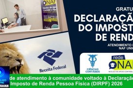 👉🏻👏🏻🙌🏻📚📌📒NAF/UNICERP.  NAF/UNICERP oferece atendimento gratuito para Declaração do Imposto de Renda 2026