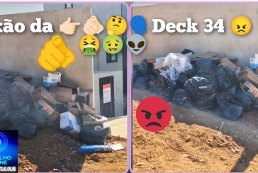 👉🏻🫵🏻🤔🗣️Deck 34 😠🤮🤢👽💀Portilho: Queria fazer uma reclamação sou vizinha do Deck 34 e vi os funcionários colocando lixos no lote vago