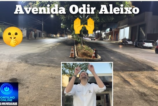 👉🏻👍🏻👏🏻🚧🙌🏻🤙🏻🐦🧢👟Avenida Odir Aleixo recebe asfaltamento e alargamento
