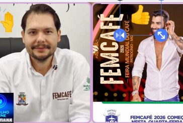 👉🏻🤝👏🏻👍🏻🎊🎉” 👉🏻🤝👏🏻👍🏻🎊🎉 “Dupla de Gustavos” faz a abertura da FEMCAFÉ 2026. 🎈🎇🎆🏆🧢🐦Gusttavo Lima abre a grade de shows da FEMCAFÉ 2026 nesta quarta-feira