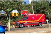 🫵👉🏻 Perna com fratura exposta 🫵🏻😡😱🚨🚥🚏🚑🚒🚧🚦Tocador de veículo Palio branco atropela motociclista e foge sentido Matinha