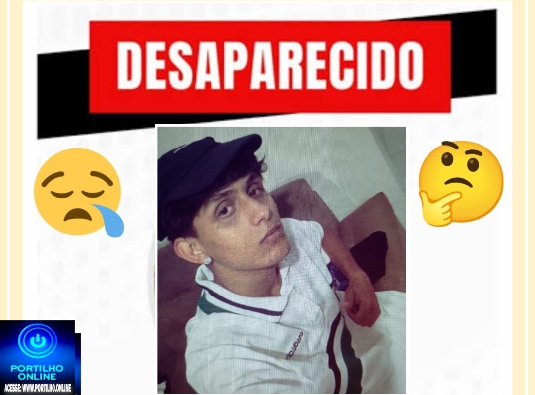 👉📢🔎🕵🔍🚨🚒🚓 DESAPARECIDO: Nicolas da Silva, 18 anos. 🚔👀🙌🗣😮🤔