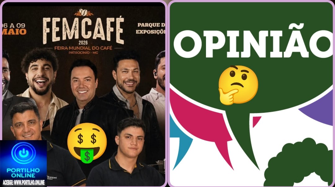 👉🎡🎤💸 FEMCAFÉ 26 terminou na madrugada deste domingo, dia 10/05/26. Qual foi a sua avalia$ão?
