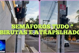 👉🏻🫵🏻😠🗣️🚨😱🚦🛑🚧🚔Boa tarde, Portilho! Mais um semáforo de pedestres está escancarado ou quebrado, próximo ao Banco do Brasil