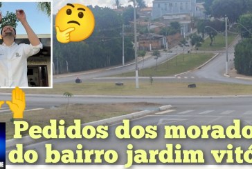 👉🗣🤔👏🙌Portilho pedidos ao prefeito Dr Gustavo Brasileiro. O povo do Jardim Vitória precisa da sua voz