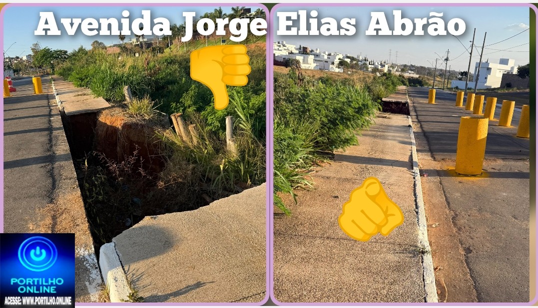 👉🏻🫵🏻⛳🕳️🚧👎🏻🤔🫣PUBLICA MEU PEDIDO VIU PORTILHO.Avenida Jorge Elias Abrão ⛳ 🕳️ 