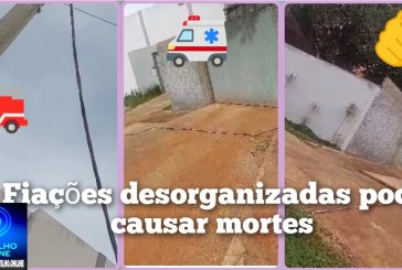 🚨👉🏻🫵🏻 perigo ⚡ 👉🏻 ⚡ ⚡ 🚨🚧Cadê a fiscalização da secretaria responsável? Fios dependurados em vias publica