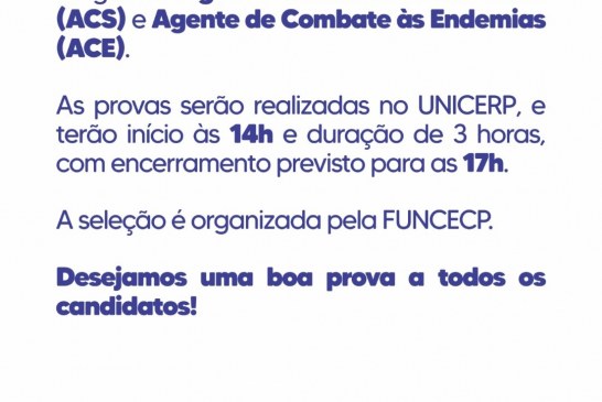👉🏻🫵🏻🙌🏻👍🏻👏🏻✍🏻✍🏻✍🏻✍🏻🤝📢 Atenção, candidatos!    O Governo Municipal reforça que a aplicação das provas do Edital nº 002/2026 acontece neste domingo (24)