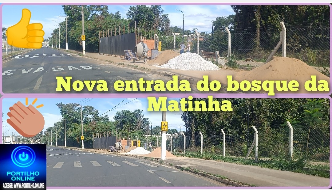 👉🏻👍🏻👏🏻🙌🏻🫵🏻🚧🚨🫴🏻🚓📽️💡Bosque da Matinha. Nova entrada 