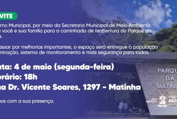 Parque da Matinha será reaberto no dia 4 de maio com iluminação e sistema de monitoramento