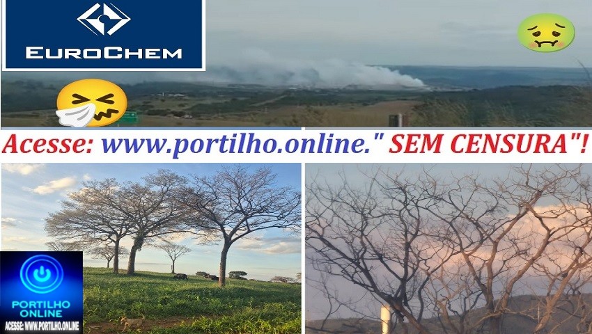 👉🏻🚔⚖️🚨🐠🐟 Eurochem Serra do Salitre. Poluição está destruindo a natureza 🍄🟫