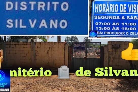 👉🏻👏🏻🪦🪧🫵🏻🫴🏻🤙🏻👍🏻Cemitério 🪦 de Silvano: após reportagem, imagens mostram zelo e cuidado com o local