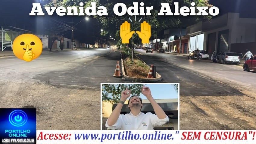 👉🏻👍🏻👏🏻🚧🙌🏻🤙🏻🐦🧢👟Avenida Odir Aleixo recebe asfaltamento e alargamento