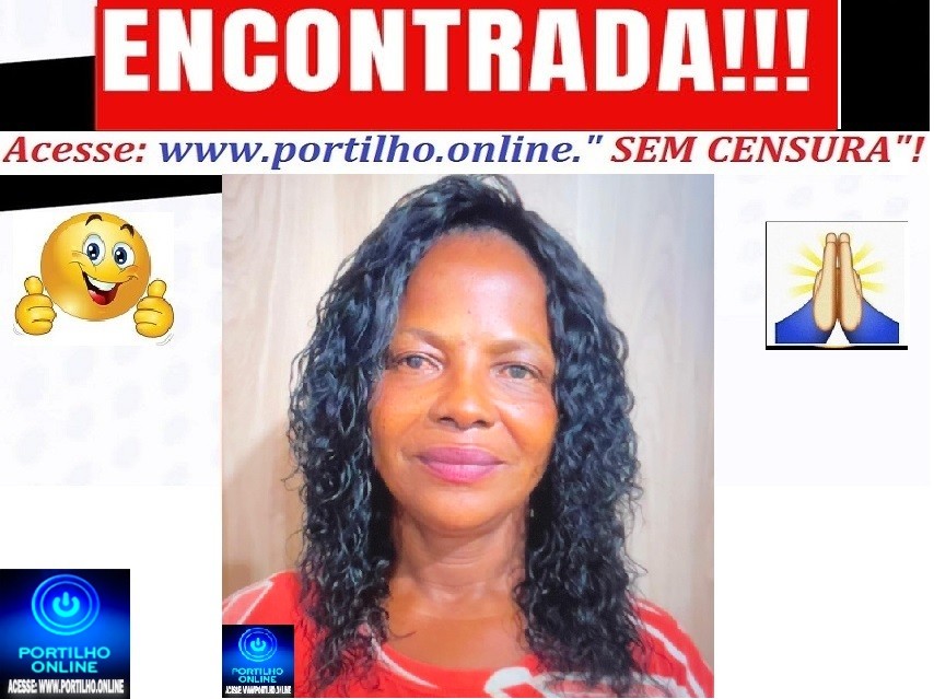 👉🚔🚑🚒😮🚓😱🤔🙌🫵 ENCONTRADA 👉🫵 Aparecida Darc alves 56 anos