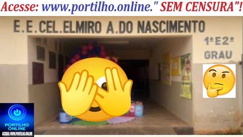👉🏻🫣😱🫵🏻 Escola estadual de Silvano 🤔🚨 Oi Bom dia Portillho tem uma reclamação pra fazer contra a escola estadual coronel elmiro Alves do Silvano