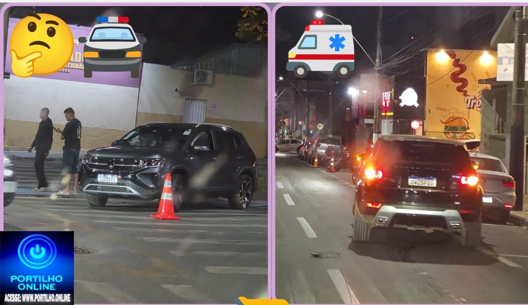 👉🏻🫵🏻🚧🤔🚨🚔🚑🙌🏻🍻🚓🫣Acidente! T-Cros X Range Rover, trombada de carrões