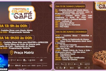 👉🏻👍🏻🎊🫵🏻🤝✍🏻Contagem regressiva: Patrocínio lança o 3º Festival da Colheita do Café com atrações para toda a família