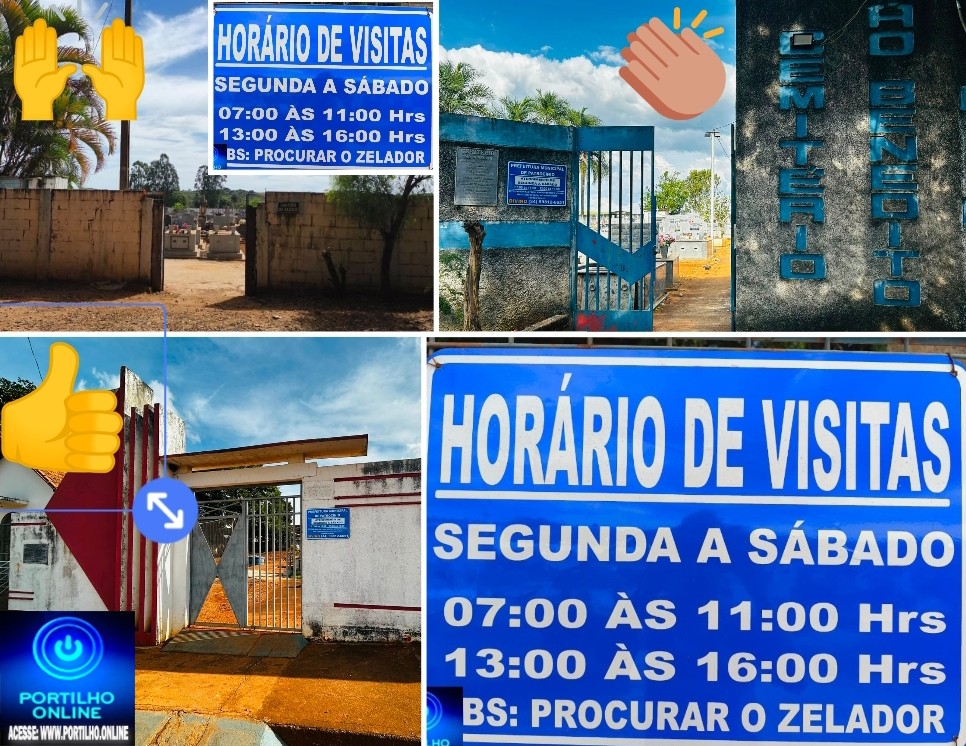 👉🏻👍🏻🫵🏻🪦🪦🪦🗣️🫣🚧Após publicação, cemitérios de Silvano, São Benedito e Salitre recebem placas com horários de funcionamento