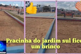 👉🏻👍🏻🚧🫵🏻🗣️👏🏻🤝✍🏻⚽🥎🎾🥅🏀Após reclamações dos moradores, pracinha do Jardim Sul recebe limpeza e manutenção