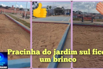 👉🏻👍🏻🚧🫵🏻🗣️👏🏻🤝✍🏻⚽🥎🎾🥅🏀Após reclamações dos moradores, pracinha do Jardim Sul recebe limpeza e manutenção