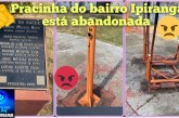 👉🏻🫵🏻😡😠👎🏻Mini -Pracinha do bairro jardim Ipiranga está abandonada