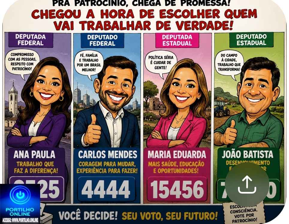 👉🏻🫵🏻🫣🤔🫢💸💵🦨🐭🗳️ ⚱️ 👎🏻 Você votaria nos candidatos a deputado federal e estadual por Patrocínio?