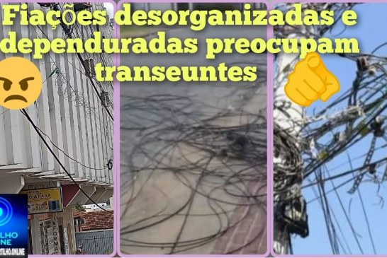 👉🏻🫵🏻🚨😱🤔⚡🔌📞💡Fiação de Internet Abandonada Invade Ruas e Preocupa Moradores de Patrocínio