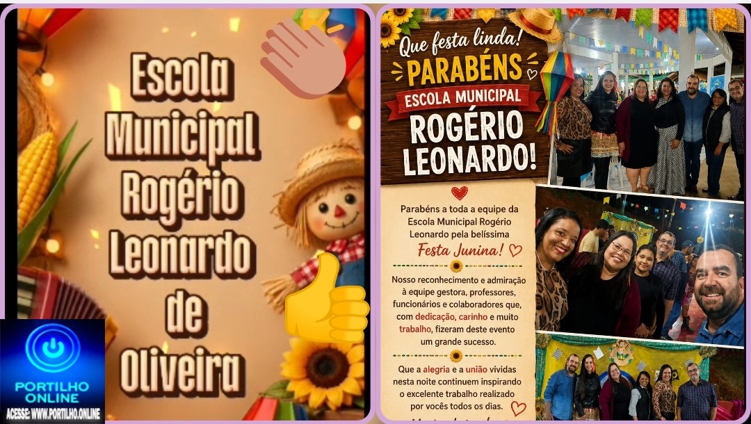 👉🏻🤝🙌🏻👏🏻🎊🎉🤠Festa junina da Escola Municipal Rogério Leonardo municipal Portilho Belíssimas apresentações Muita gente.