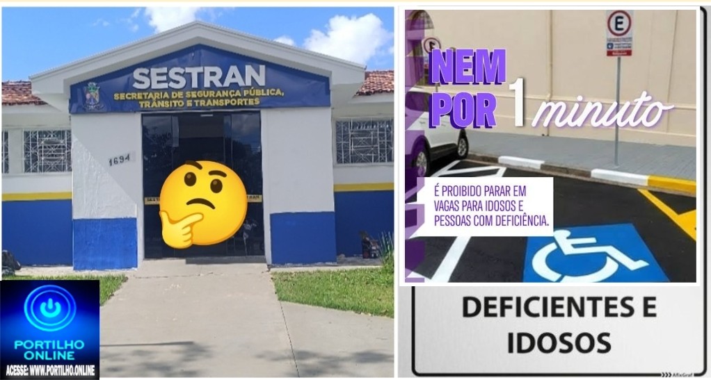 👉🏻🤔👊🏻👎🏻 Falta de fiscalização 🚨🚧🛑🚦”Portilho avisa o secretário e o prefeito que as pessoas com deficiência da cidade também têm título de eleitor”.